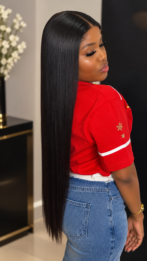 NORA 2 - Super Double Drawn Bone Straight. 2by6 (Kim K) Closure