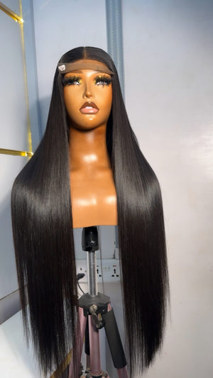 NORA - LUXURY BONE STRAIGHT MINI FRONTAL WIG