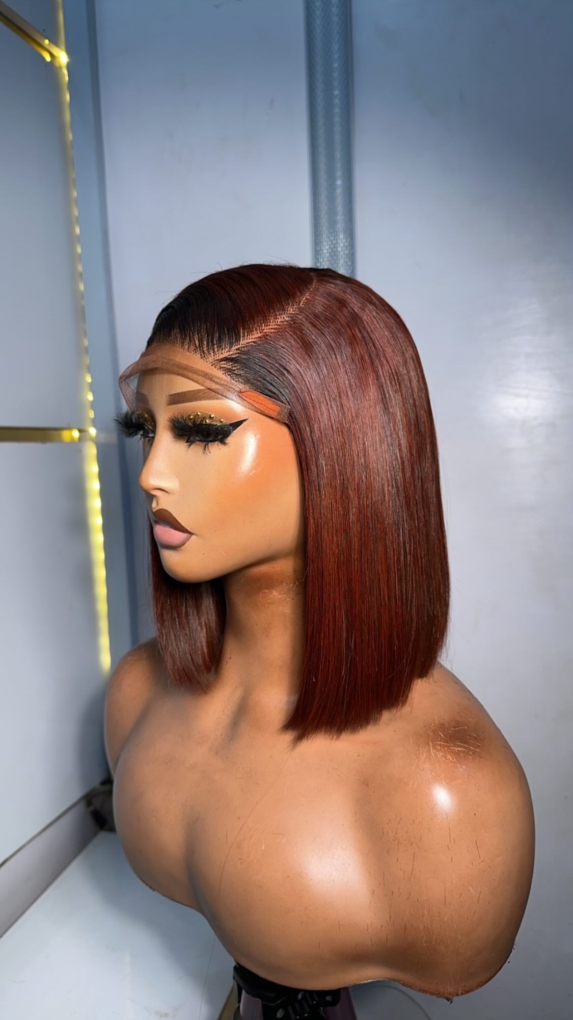 Luxury Straight Wig - Light Brown