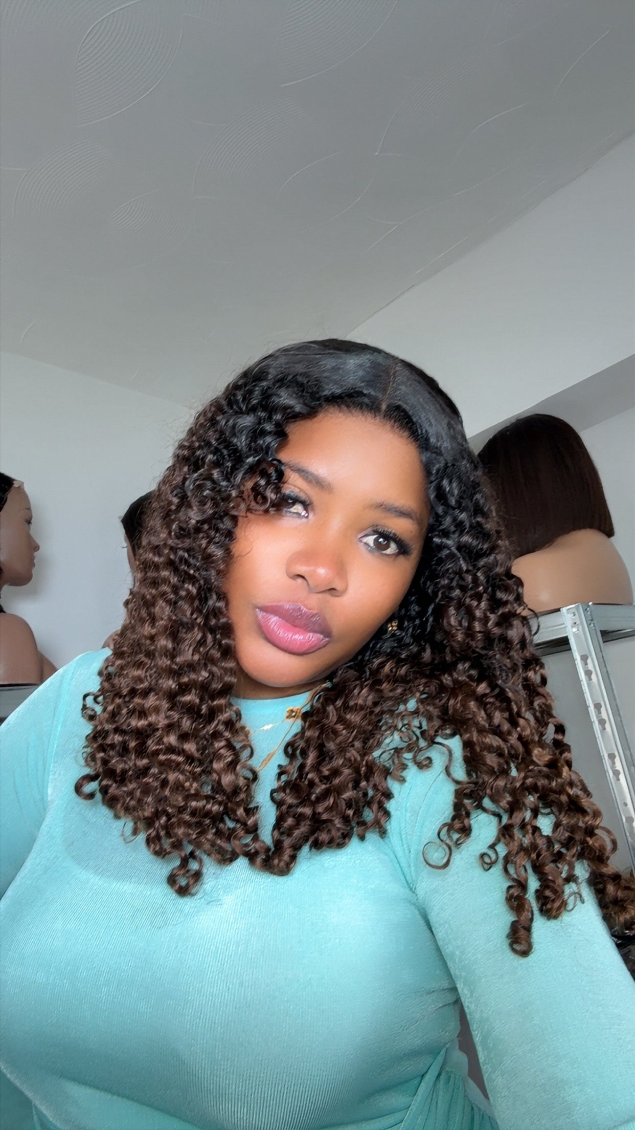 LUXURY Posh Curls - Brown Tip