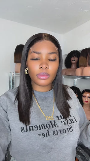 Wig Laura - Luxury Straight Hair 5by5 HD Closure