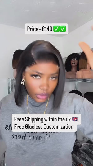 Luxury Straight Wig - 5BY5 Closure